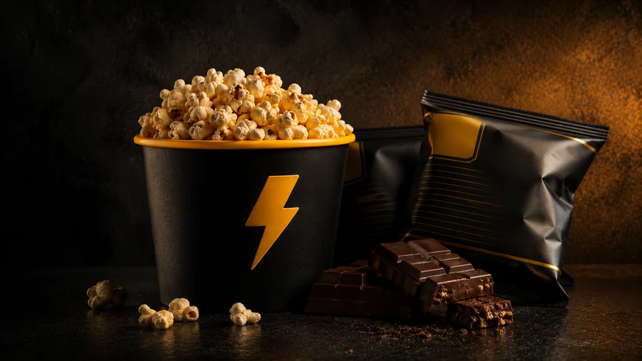 Snacks e chocolates premium AURA